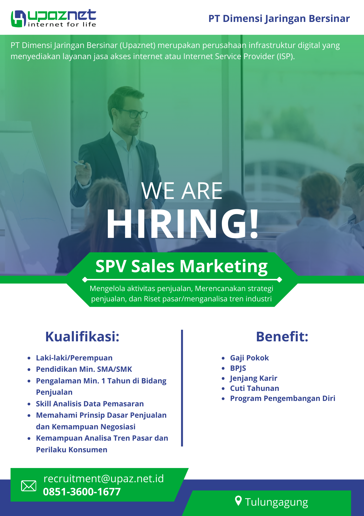 Supervisor Sales Marketing
